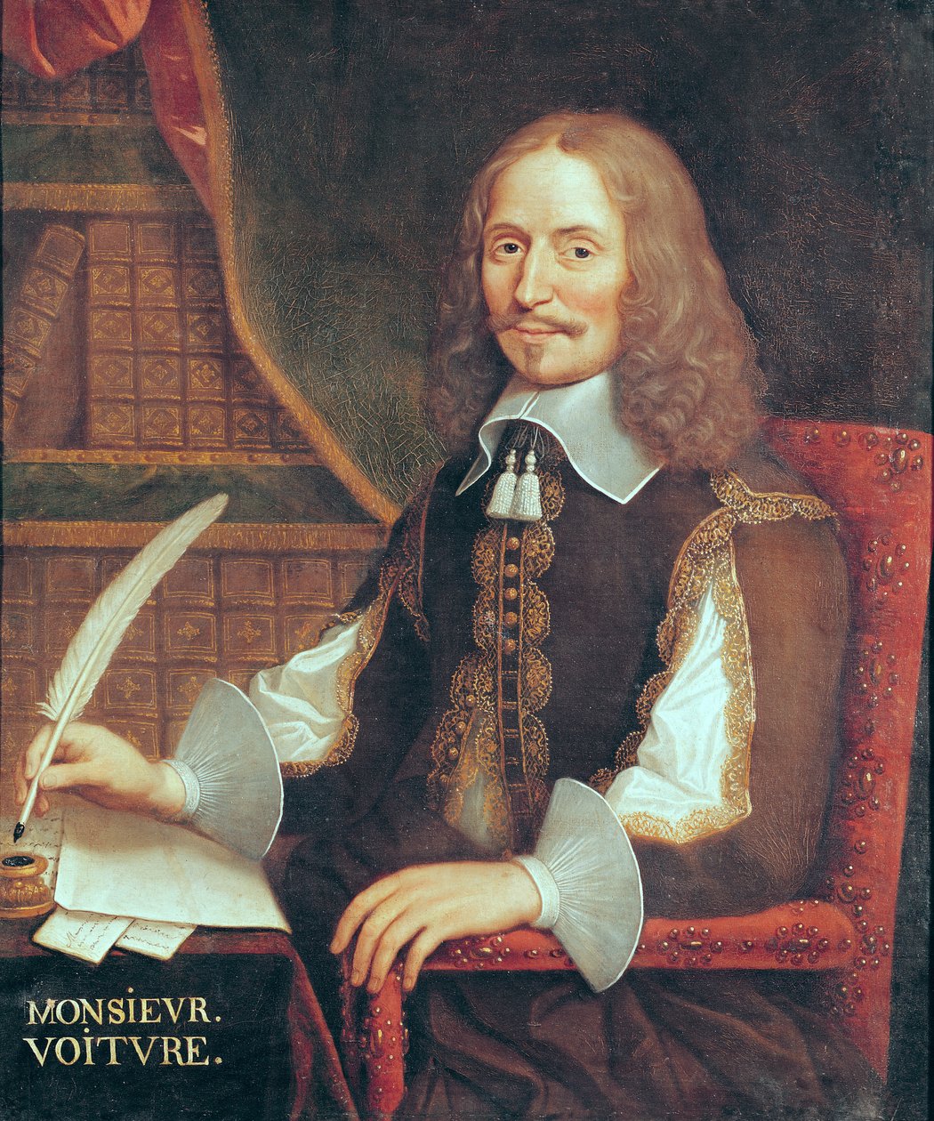 Portrait de Vincent Voiture (1598-1648) - French School