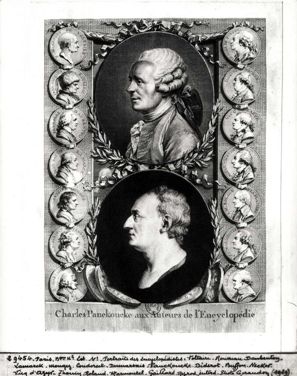 Portraits des Encyclopédistes Jean Le Rond d