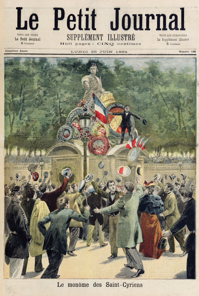 Procession des cadets de l