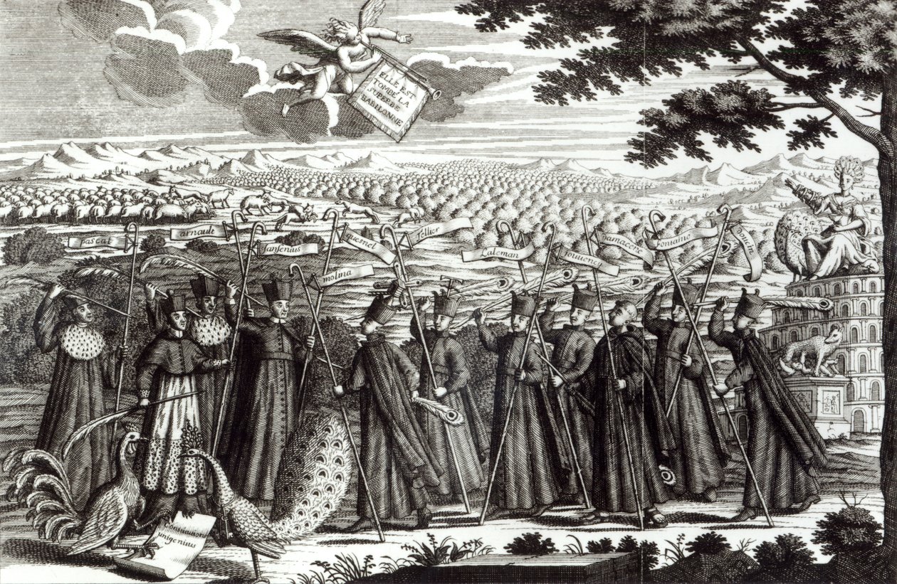 Gravure satirique représentant la Bulle 