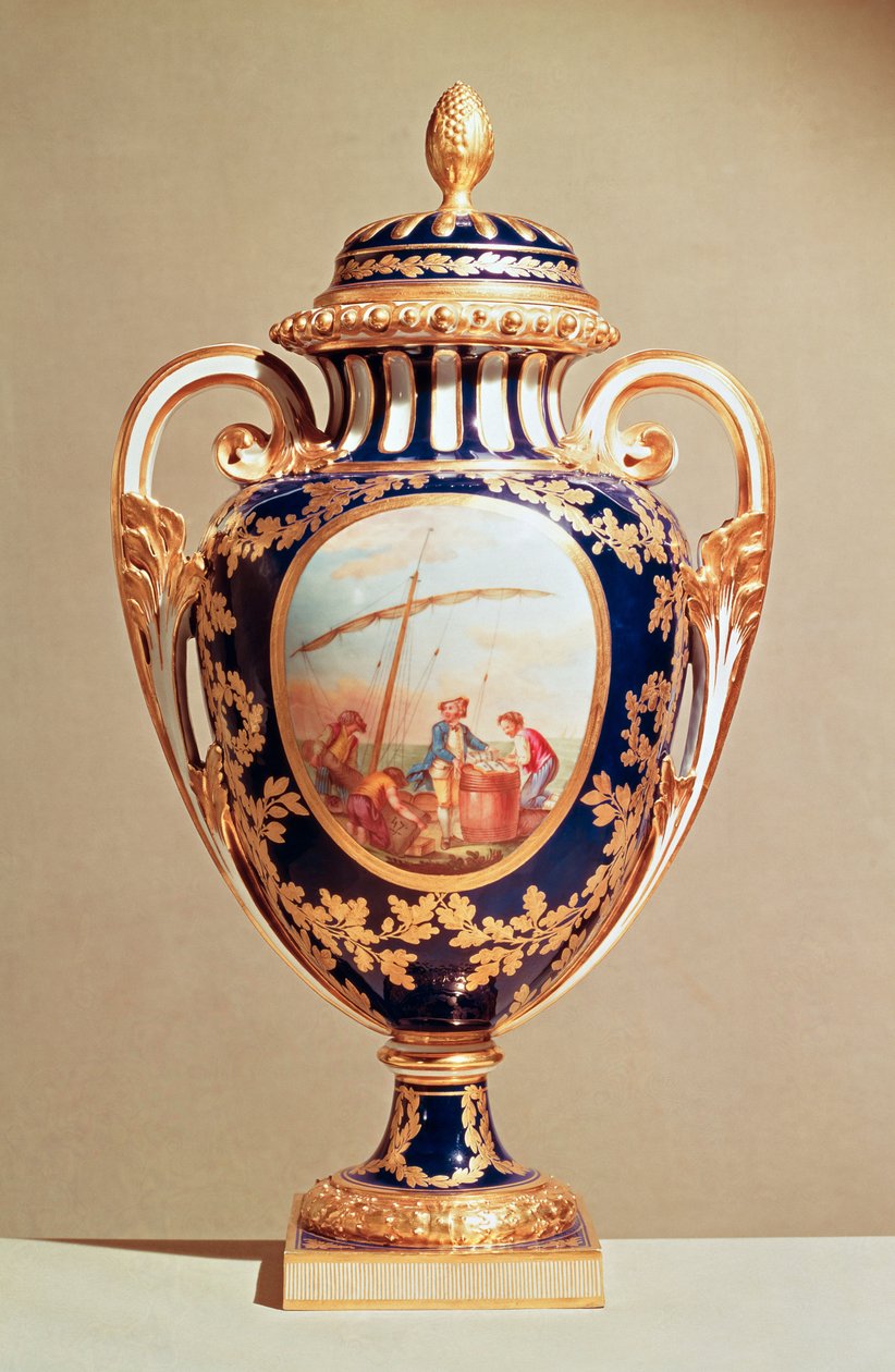 Vase de Sèvres, milieu du 18ème siècle - French School