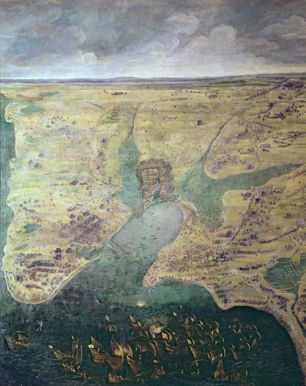 Siège de La Rochelle, 10 août 1627-28 octobre 1628 - French School