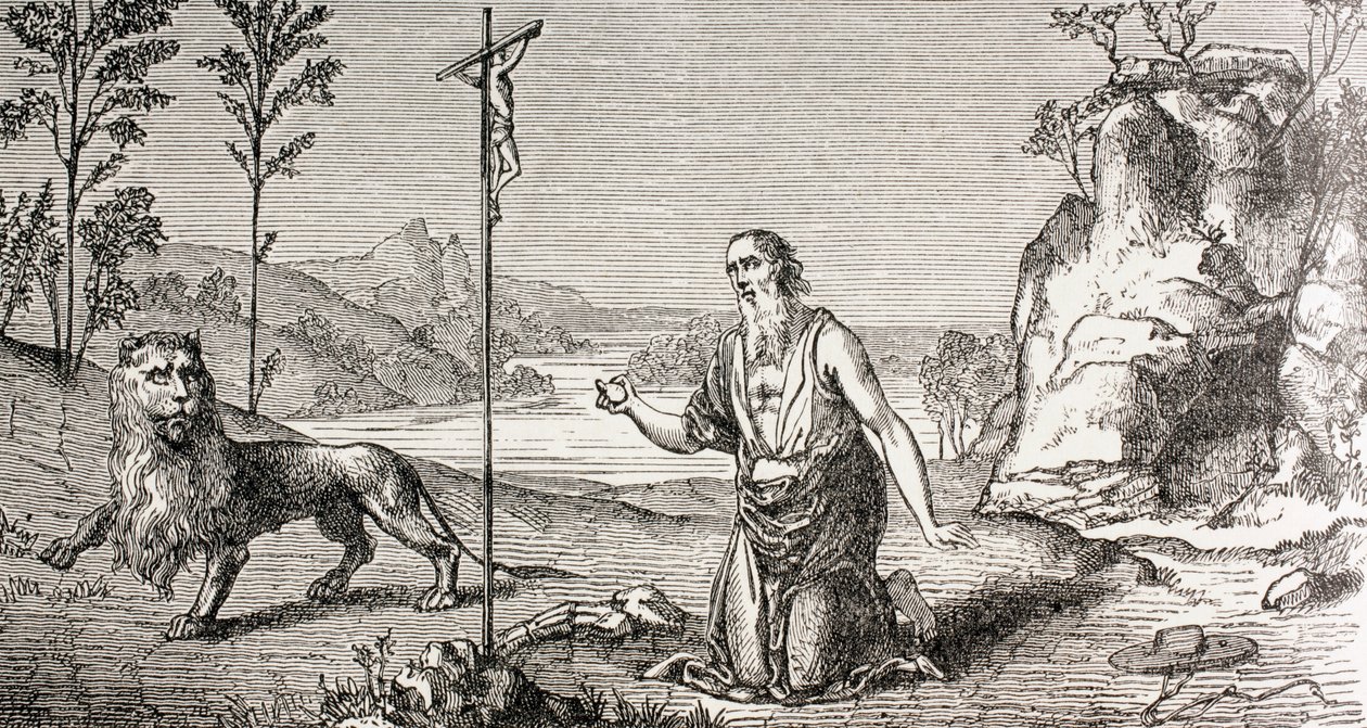 Saint Jérôme dans le désert de Chalcis, de 