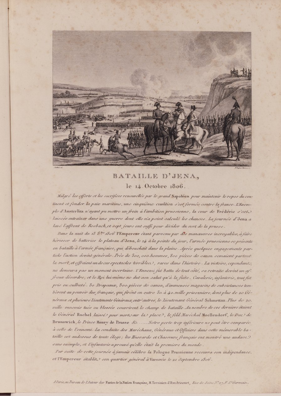 La bataille de Iéna, 14 octobre 1806 - French School