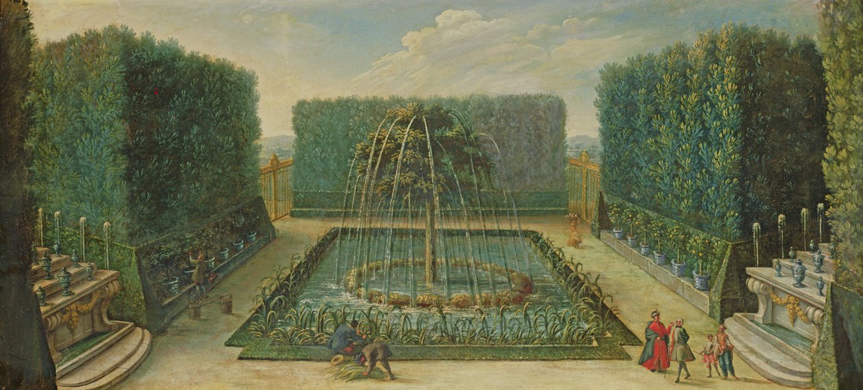 Le Bosquet du Marais, début du XVIIIe siècle - French School