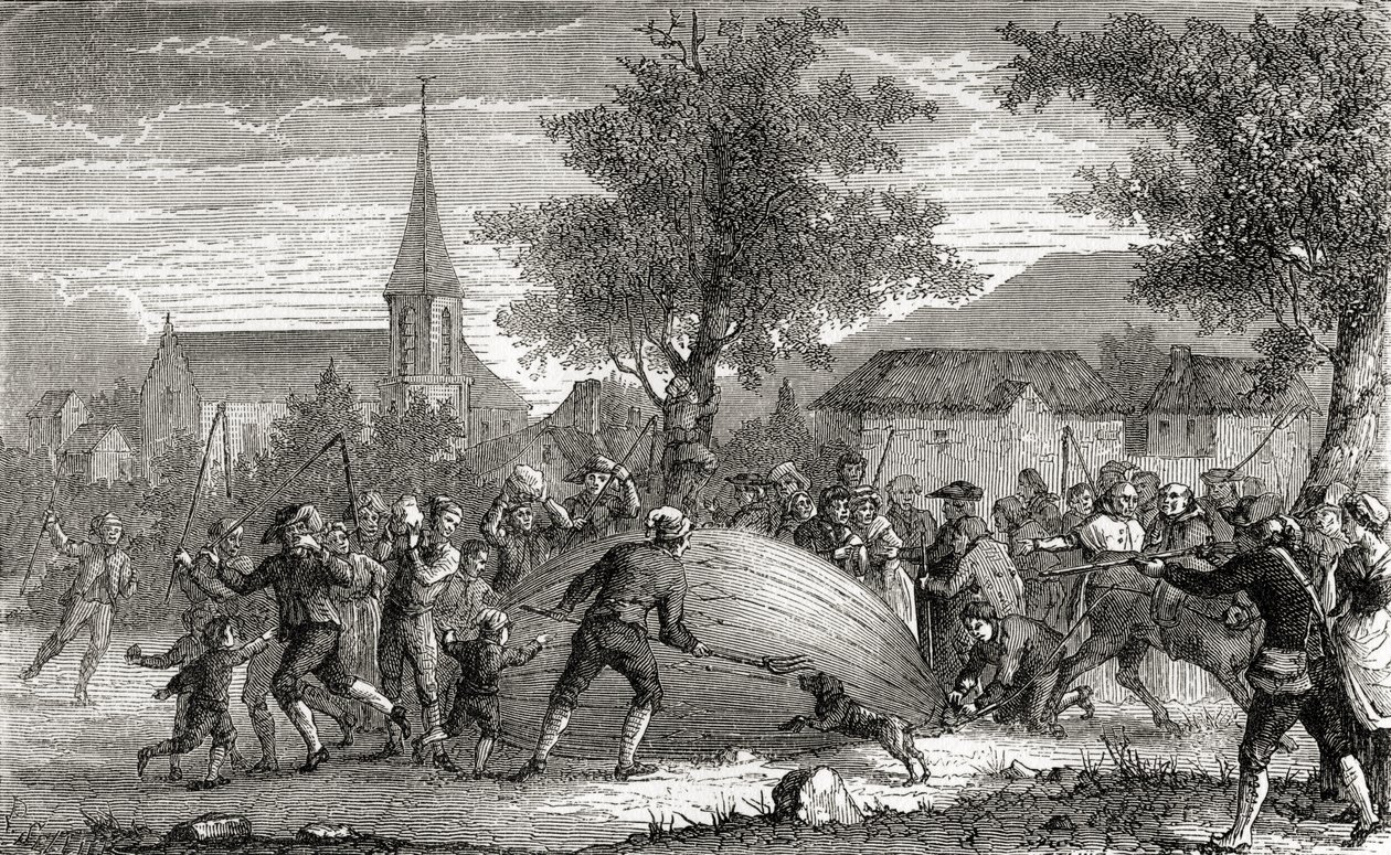 La destruction du ballon de Charles, Paris, 27 août 1783, de 