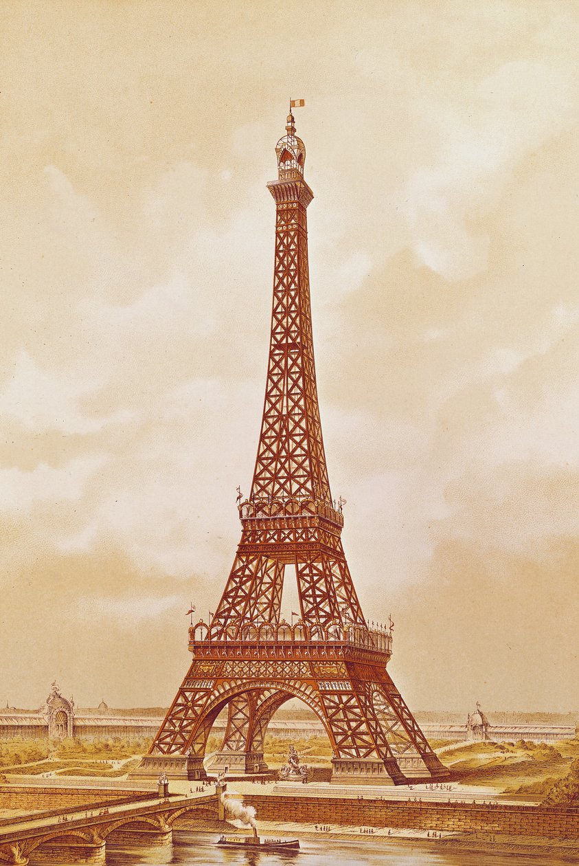 La Tour Eiffel, 1889 - French School
