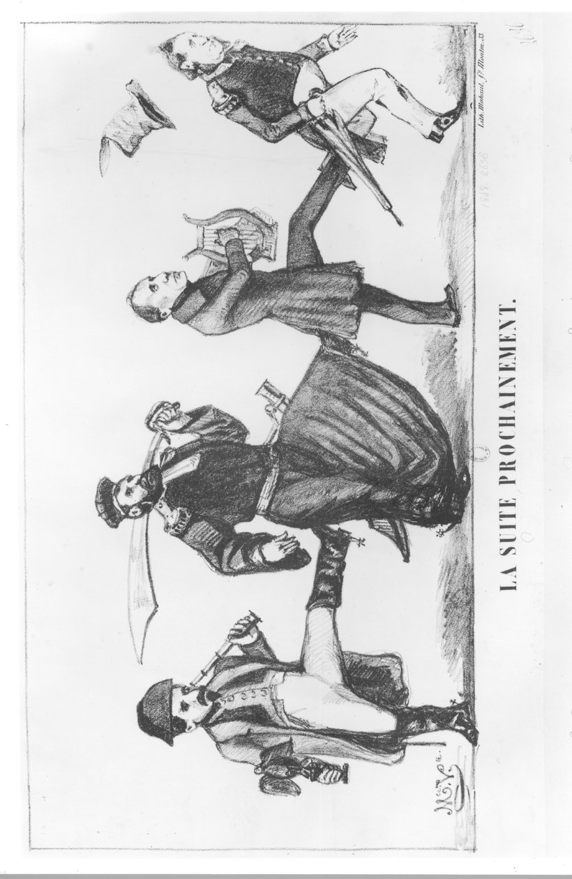 Le Suivant cortège, 20 décembre 1848 - French School