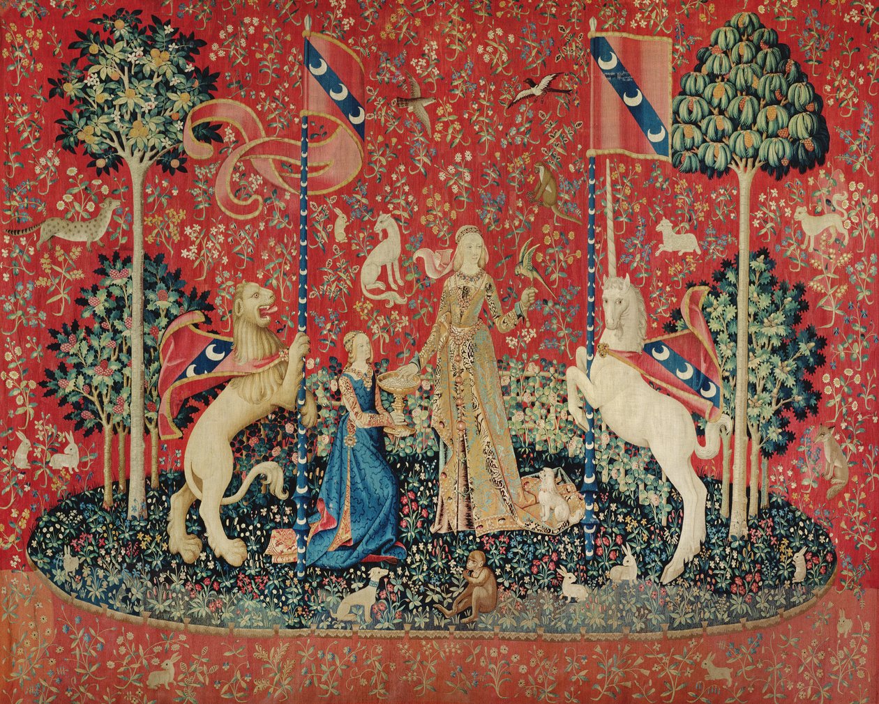 La Dame à la licorne : Le goût - French School