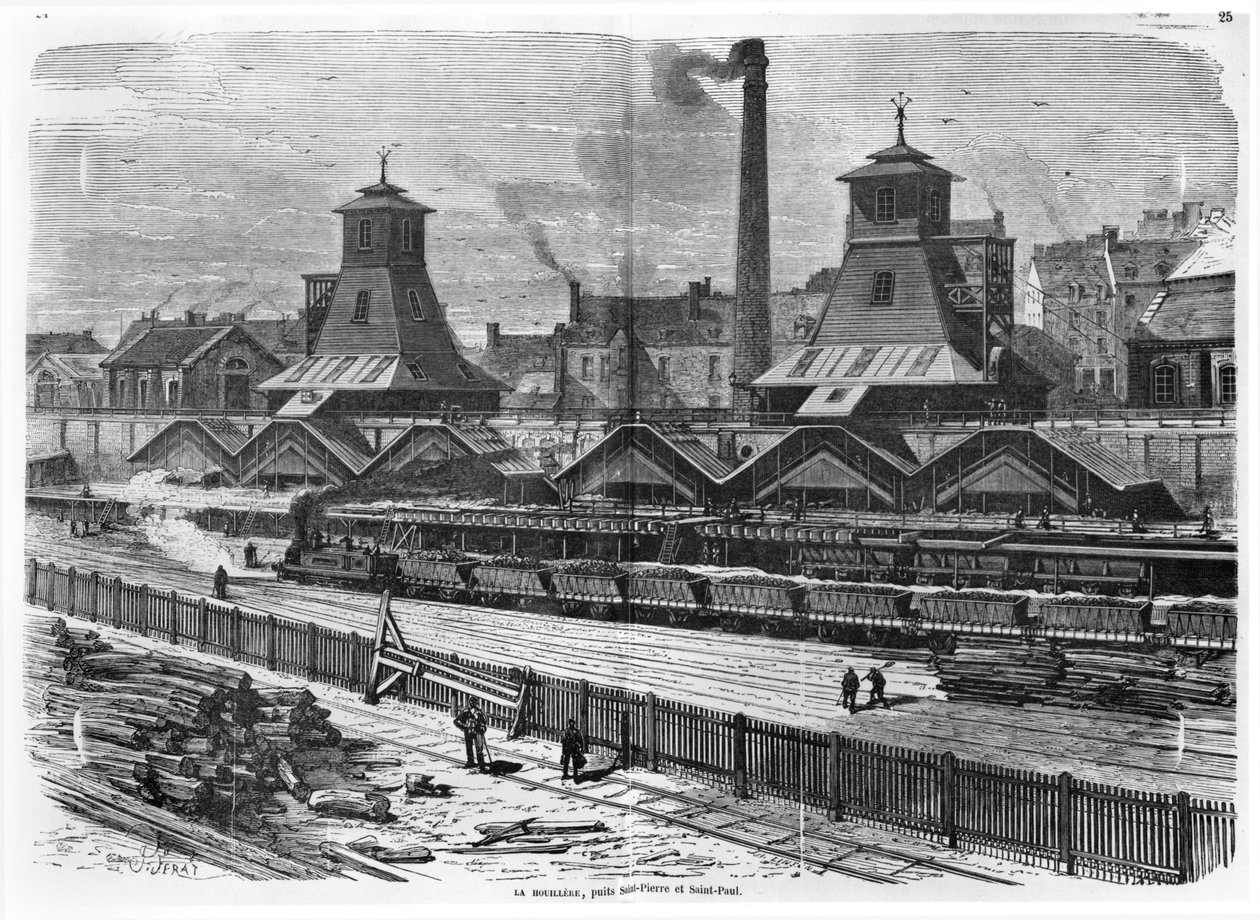 Les fosses de Saint-Pierre et Saint-Paul au Creusot, de 