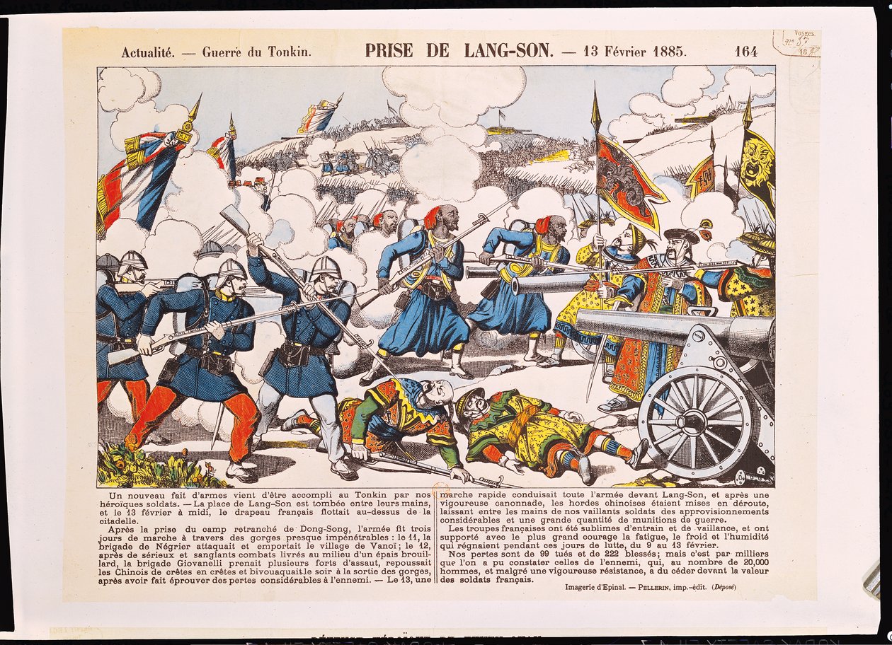 Le siège de Lang-Son, 13 février 1885 - French School