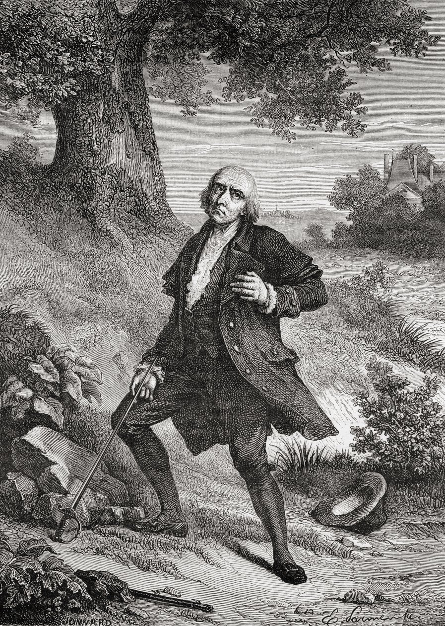 Le Suicide de Jean Marie Roland de La Platière (1734-93) 10 novembre 1793 - French School