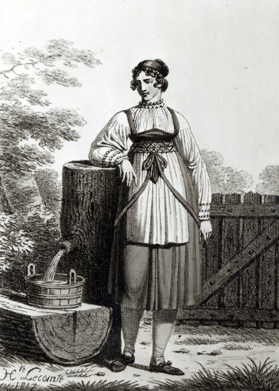 Paysanne tyrolienne, 1817 - French School