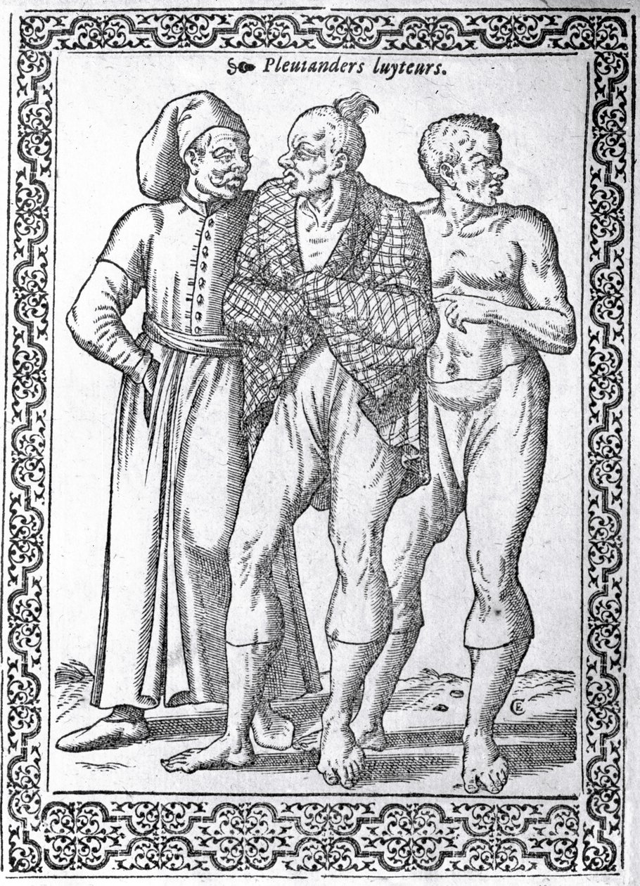 Lutteurs turcs, illustration de 