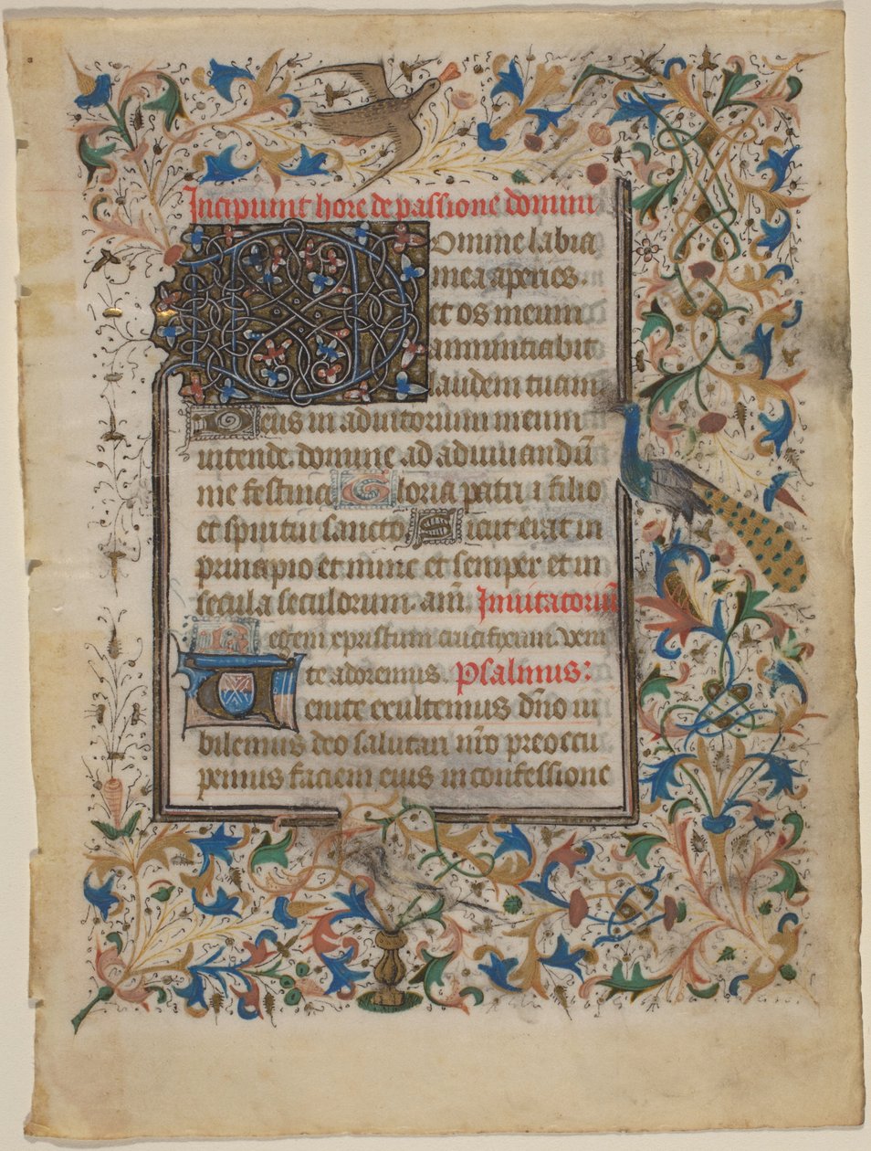 Feuille de manuscrit d