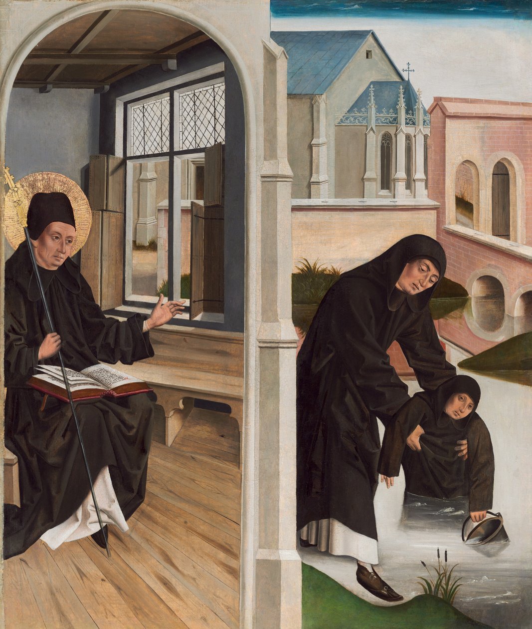 Un miracle de Saint Benoît - French 15th Century