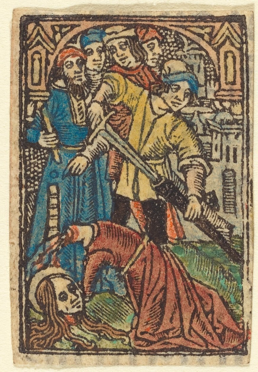 Décapitation de Sainte Catherine (?) - French 15th Century