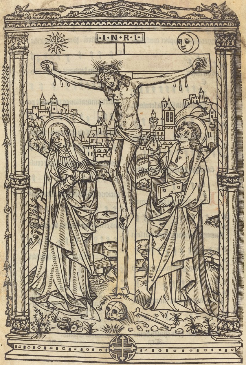 Christ sur la croix - French 15th Century