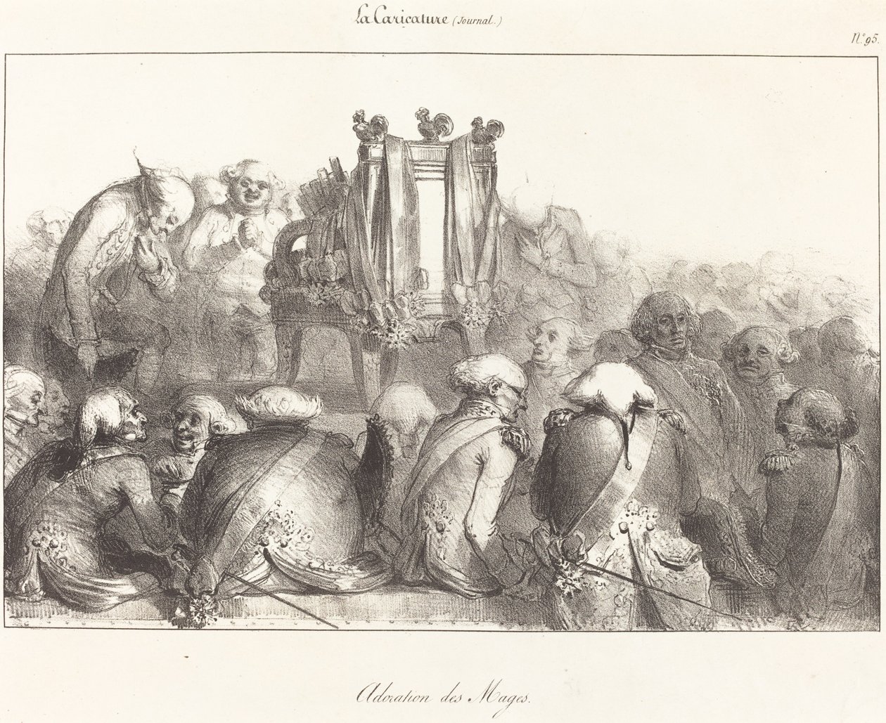 Adoration des Mages - French 19th Century