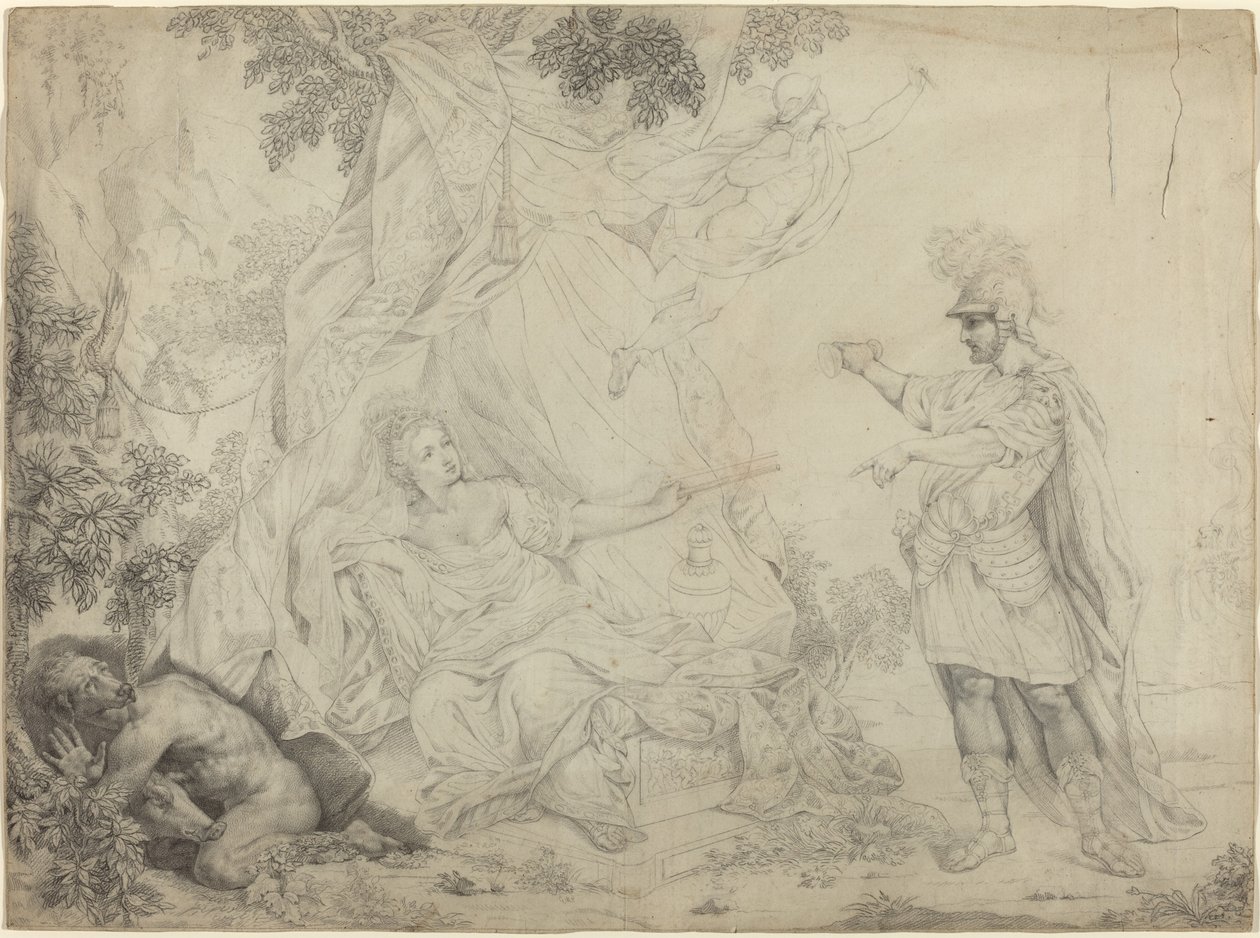 Circé et Ulysse - French 19th Century