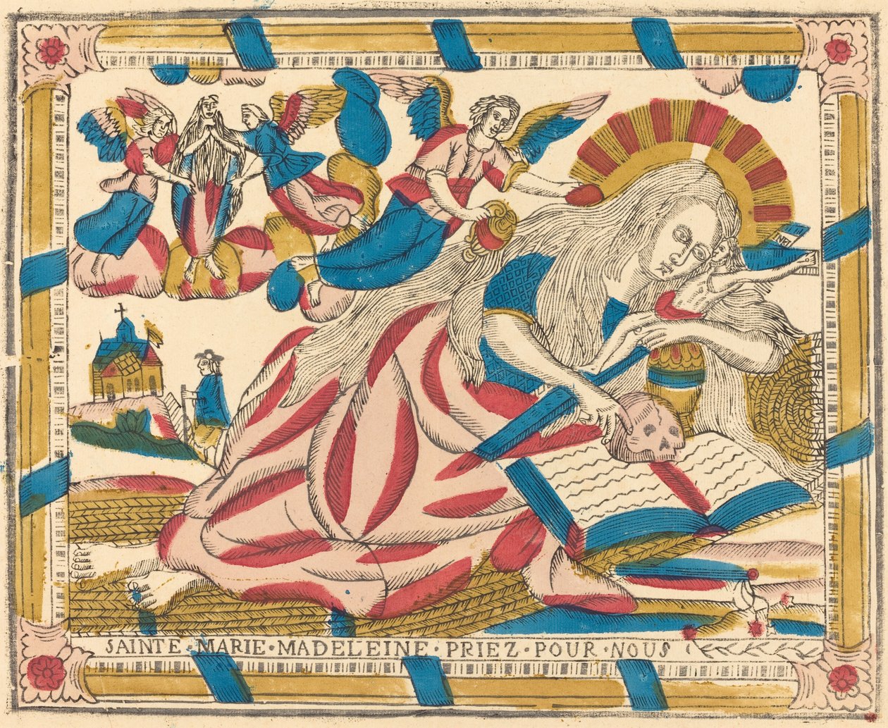 Sainte Marie-Madeleine priez pour nous - French 19th Century