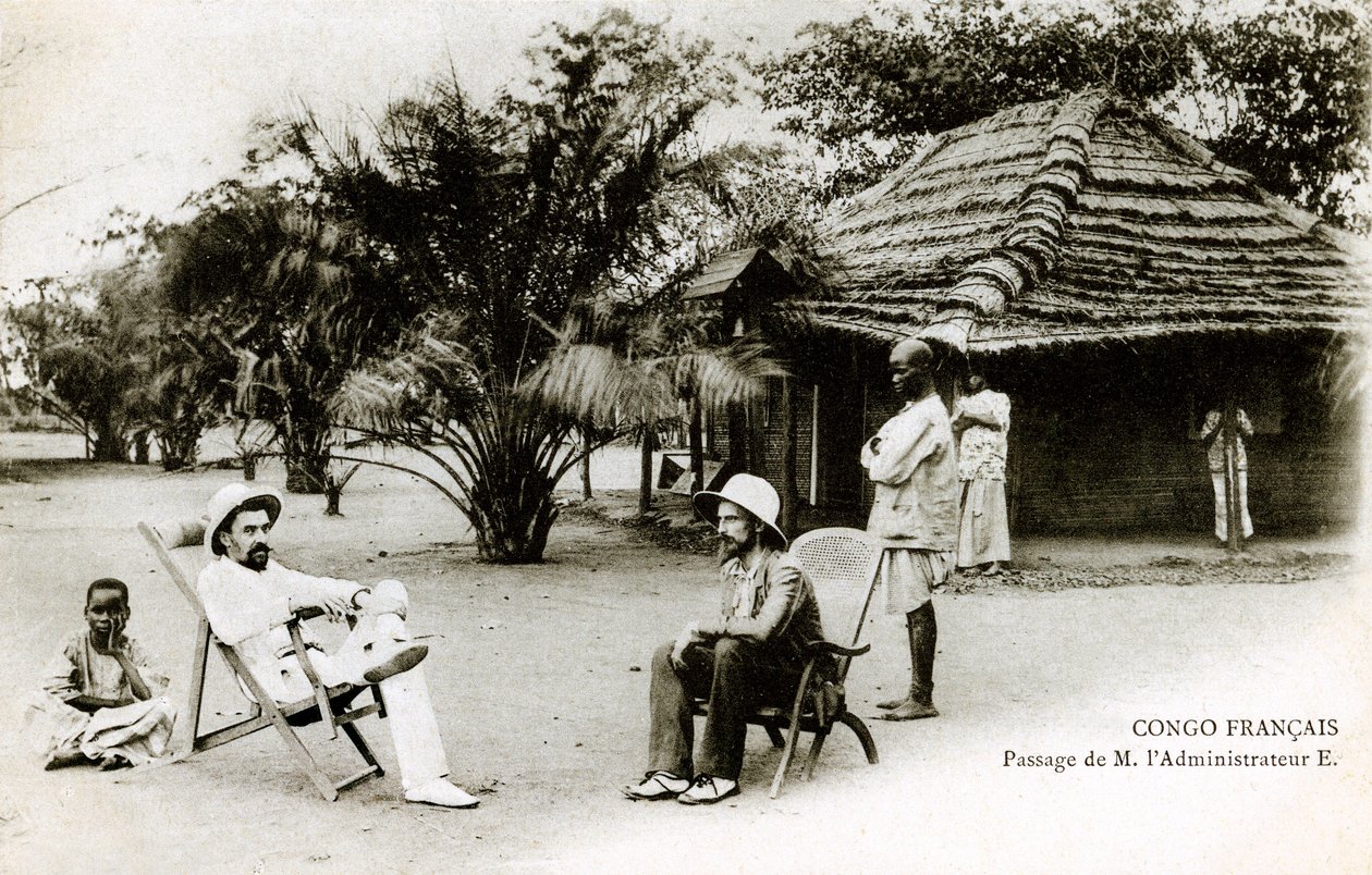 Brazzaville (Afrique Équatoriale Française - A.E.F.) Congo français : passage par M. L