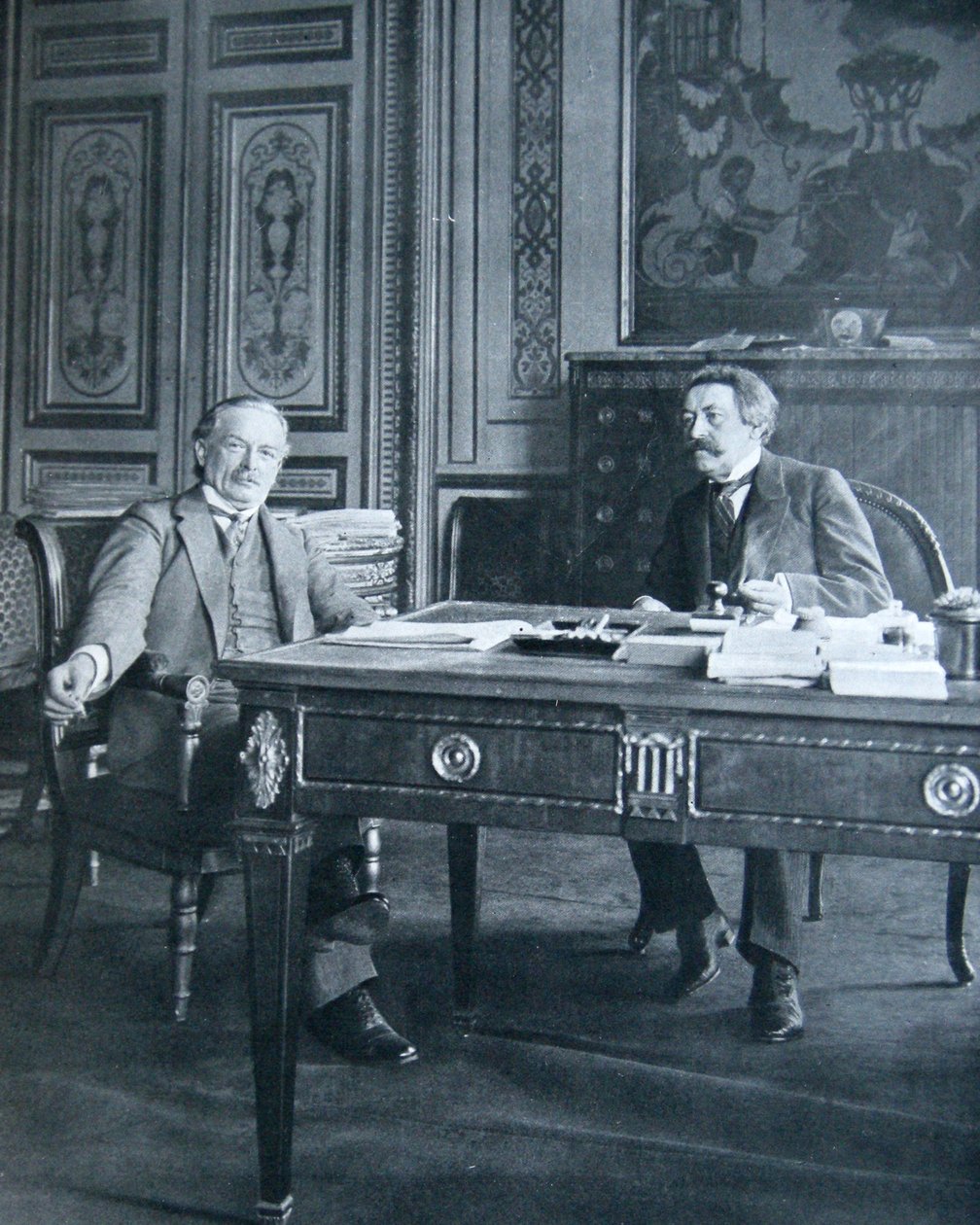 Lloyd George et Aristide Briand, 1916 - French Photographer