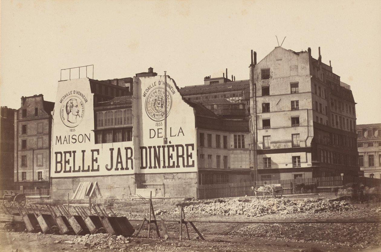 Maison de la Belle Jardinière,1866 or 1867 (photo) - French Photographer