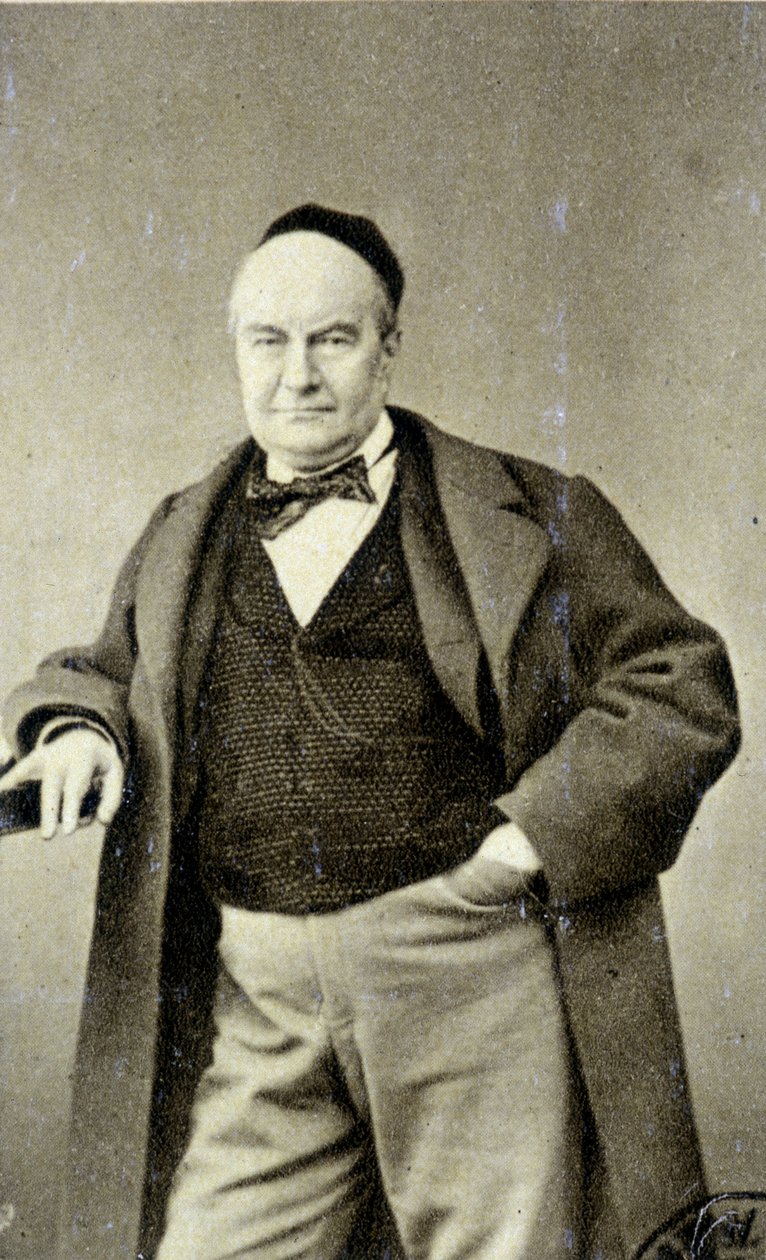 Portrait de Charles Augustin Sainte Beuve (1804 - 1869), écrivain, journaliste et critique littéraire - French Photographer