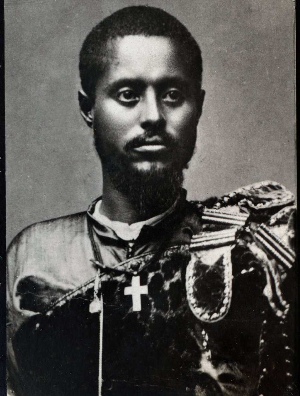 Portrait de Ras Makonnen (1852-1906), général et gouverneur de la province de Harar en Éthiopie. - French Photographer