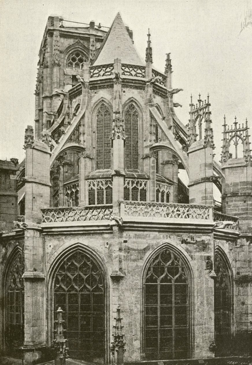 Rouen, Saint-Laurent (b/w photo) - French Photographer