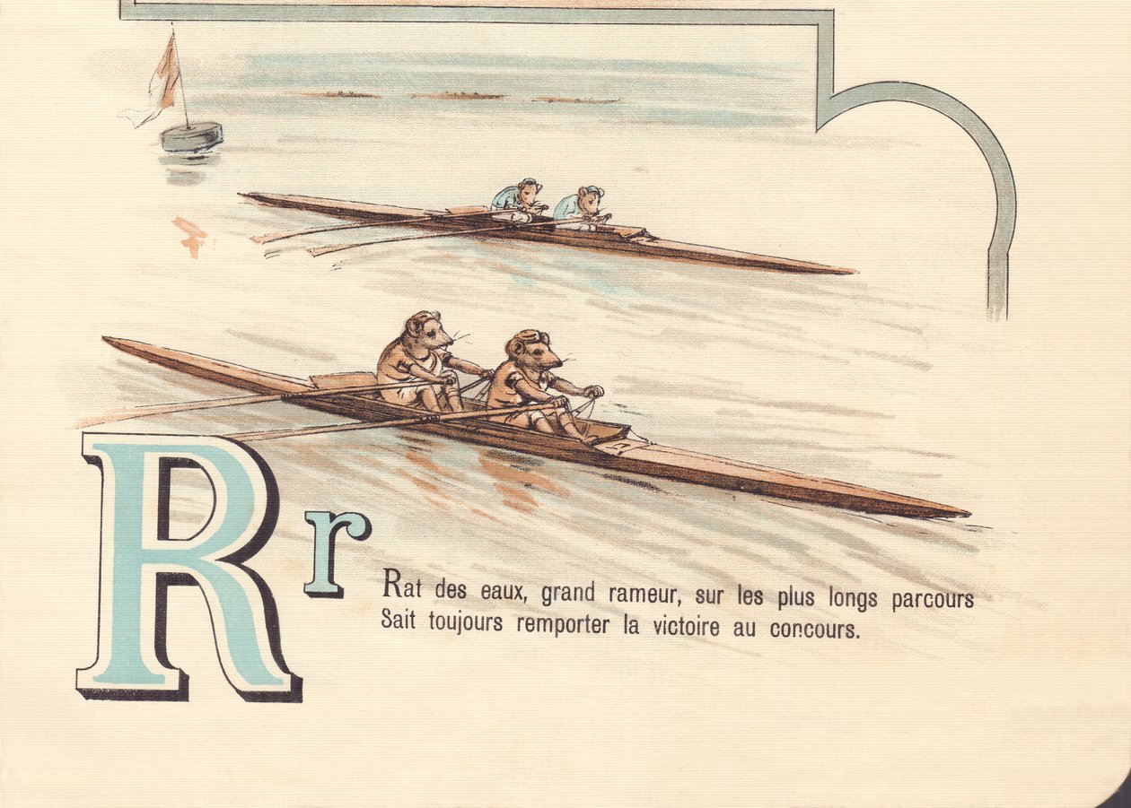 A : Rat d'eau, grand rameur, sur les plus longues routes sait toujours ...