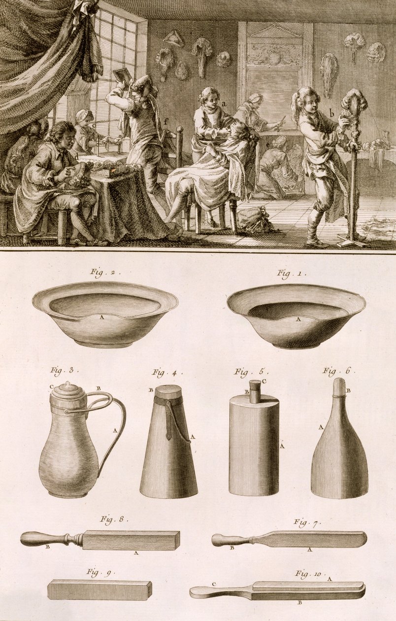 Salon de coiffure et outils de coiffeur, de l