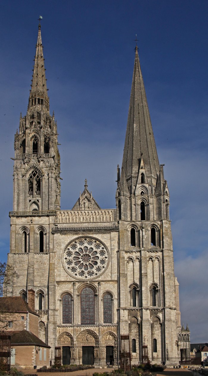 Vue de la façade ouest - French School