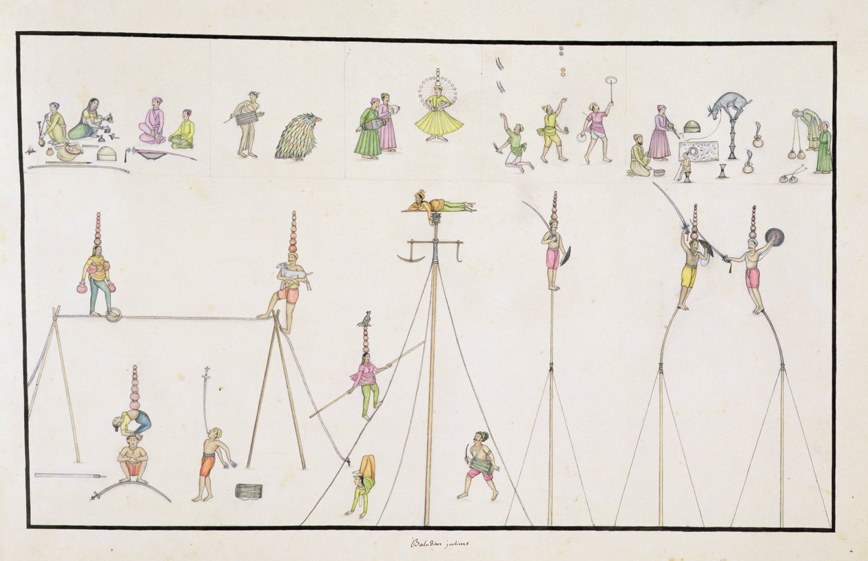 Acrobates, Jongleurs, Imitateurs, Divertisseurs de l