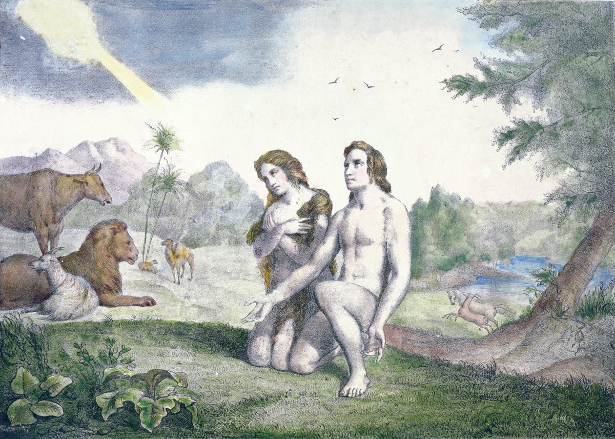 Adam et Ève dans le Jardin d