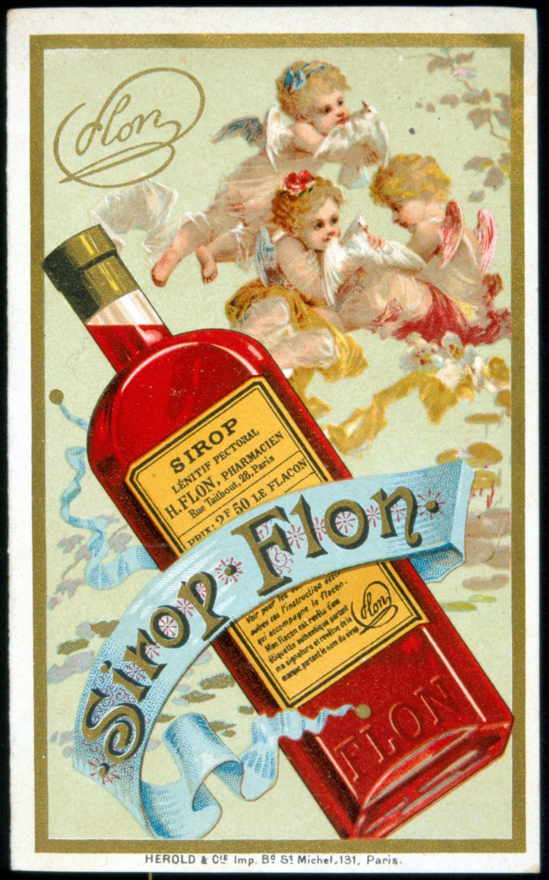 Carte publicitaire pour « Sirop Flon ». sd. 19e siècle - French School