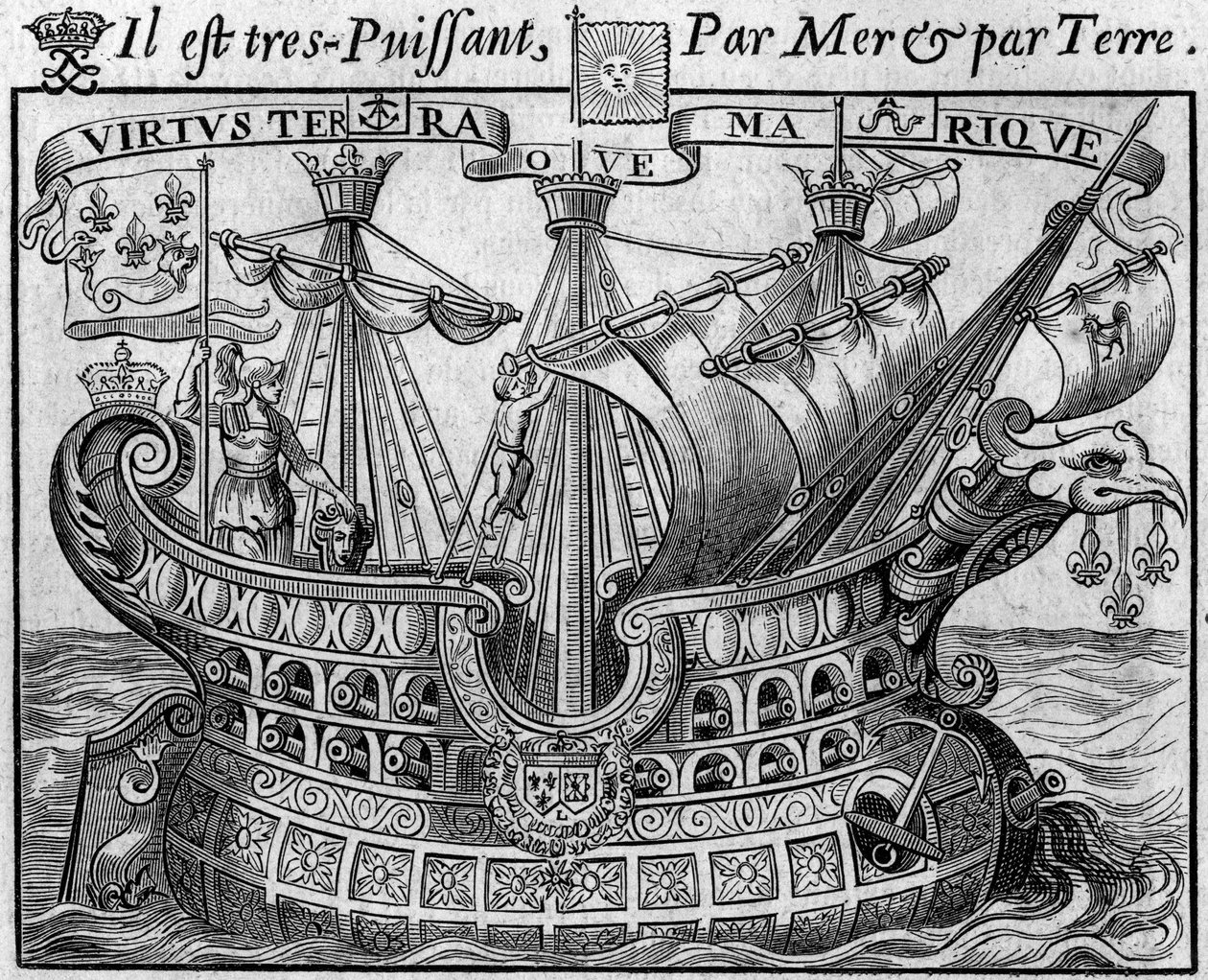 Allégorie de la puissance française : « Le navire de l