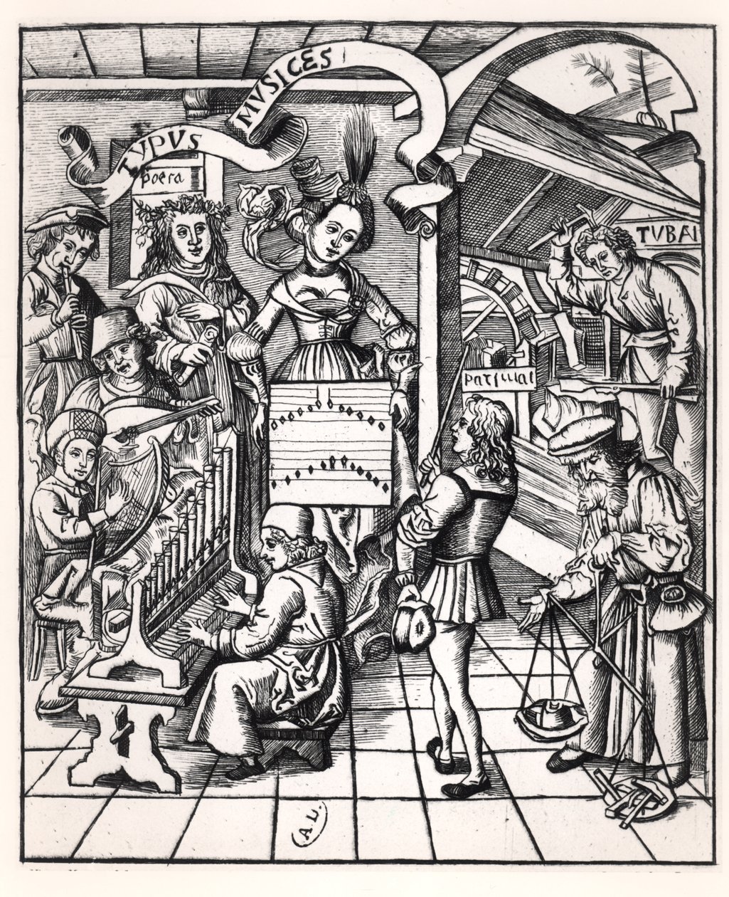 Allégorie de la musique - French School