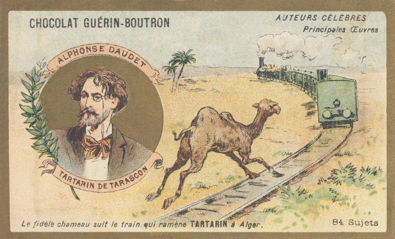 Alphonse Daudet (1840-1897), écrivain et dramaturge français, auteur de « Tartarin de Tarascon » (1872) - French School
