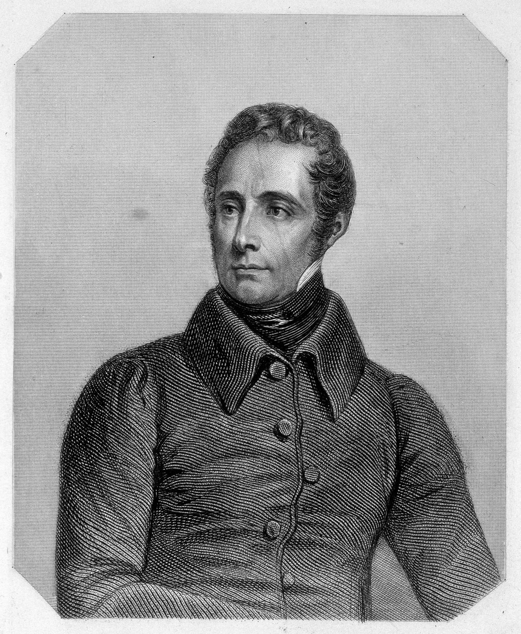 Alphonse de Lamartine, poète français (1790-1869). Dans « L