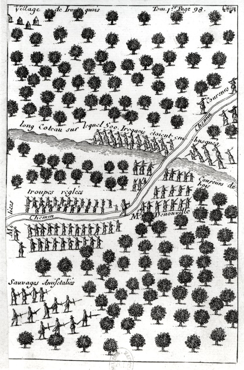 Embuscade des Iroquois, de 