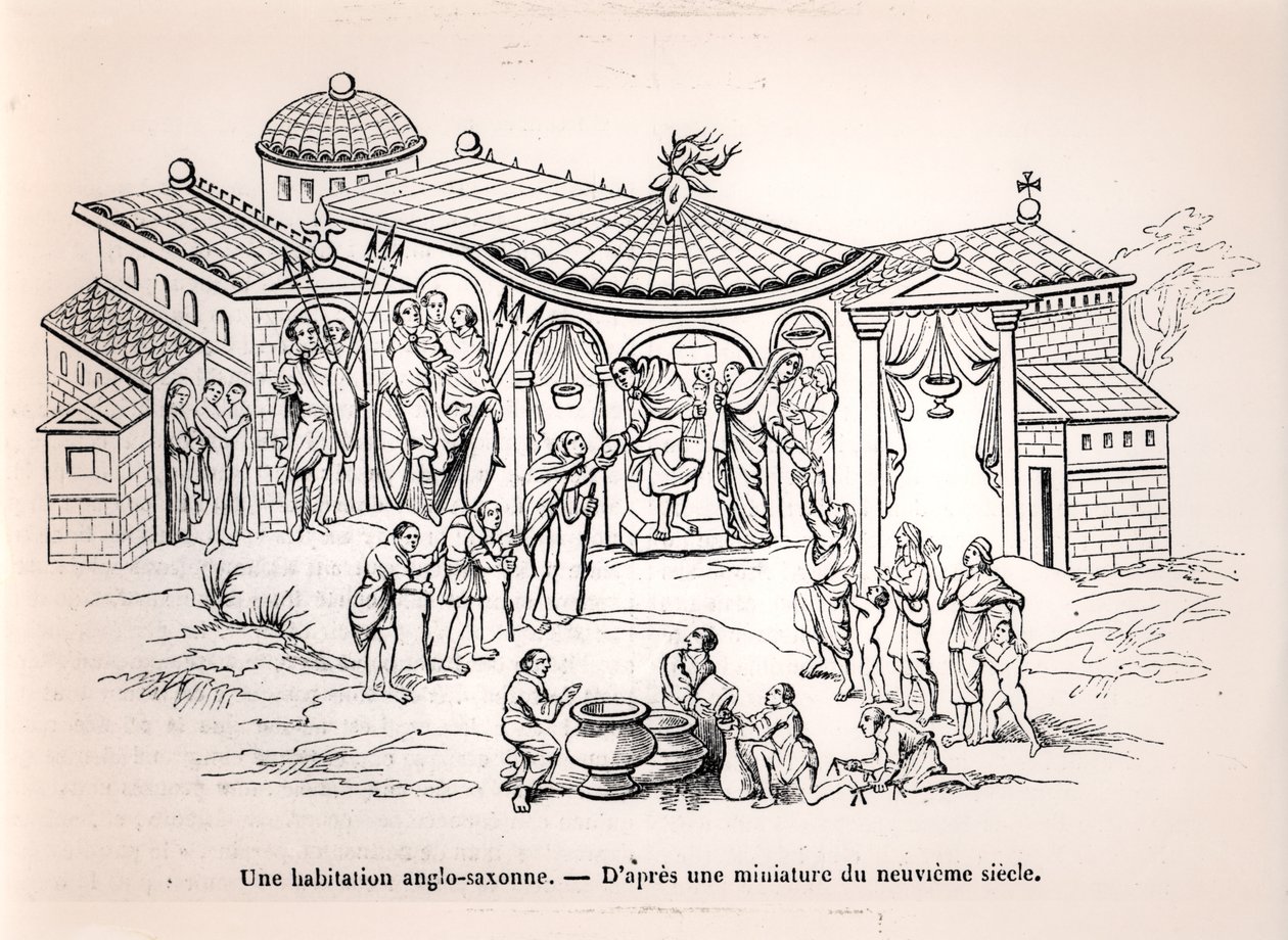 Un foyer anglo-saxon en Angleterre avant l