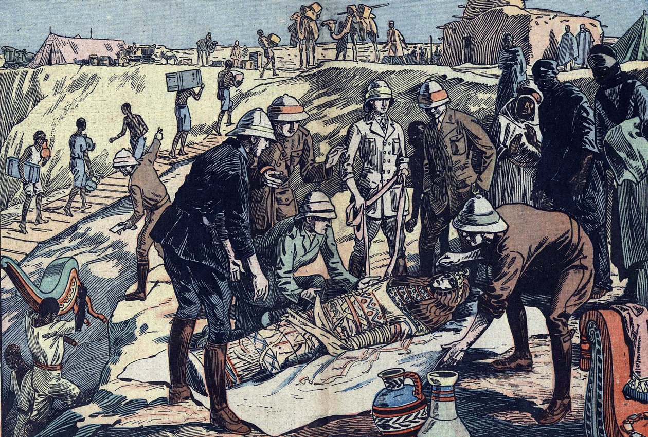 Une mission anglaise découvre la tombe de Tin Hinan, Algérie - French School