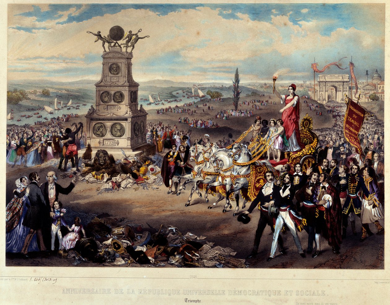 Anniversaire de la République démocratique et sociale : Triomphe de La République - French School