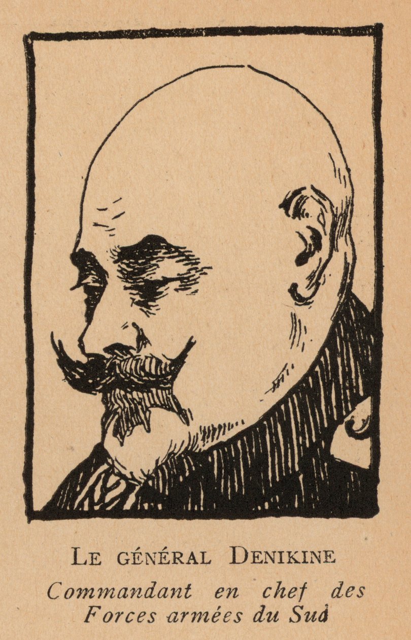 Anton Denikin, général russe qui a commandé l