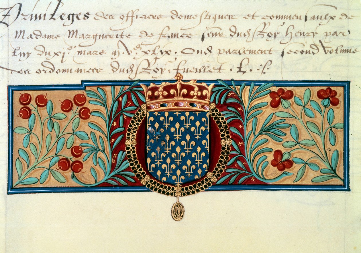 Armes de France (entourées du collier de l