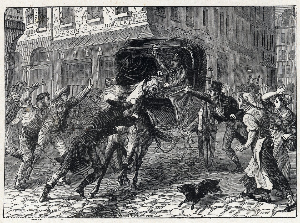 Arrestation de Georges Cadoudal (1771-1804), un chef chouan pendant les guerres de Vendée, le 9 mars - French School