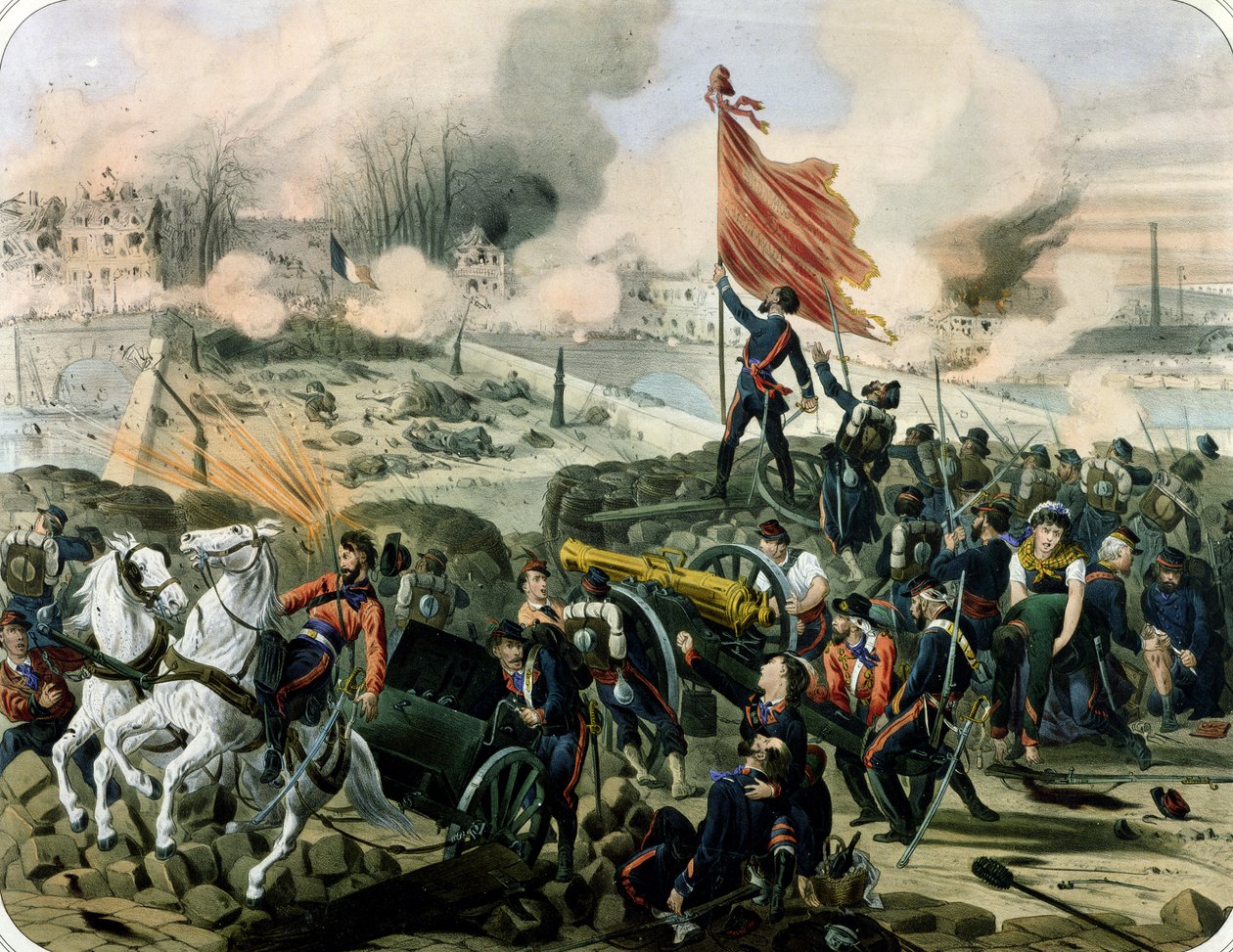 Attaque au Pont de Neuilly et Courbevoie, 2 avril 1871 - French School