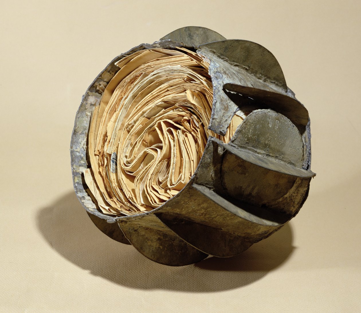 Balle remplie de lettres, jetée dans la Seine lors du Siège de Paris, 1870-71 - French School